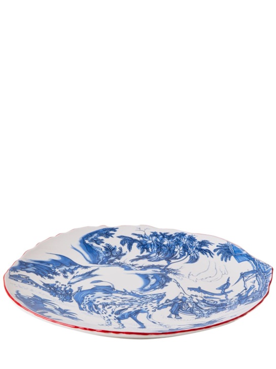 Luisaviaroma Piatto Classic On Acid Blue Chinoiserie