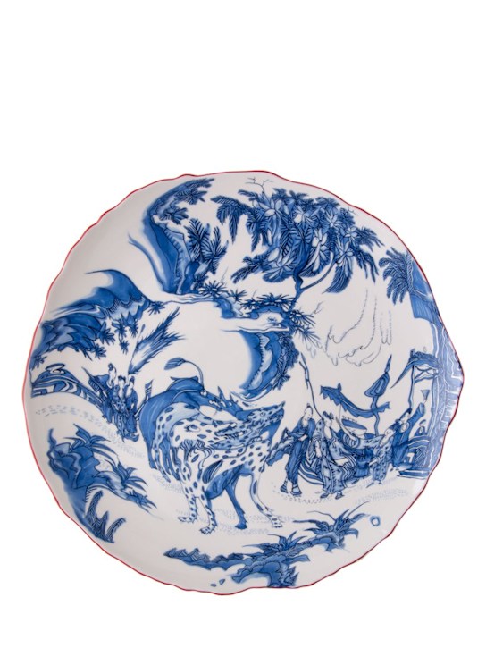 Luisaviaroma Piatto Classic On Acid Blue Chinoiserie