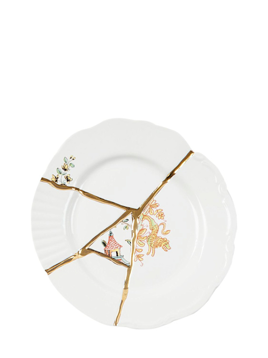 Luisaviaroma Piatto da frutta Kintsugi in porcellana
