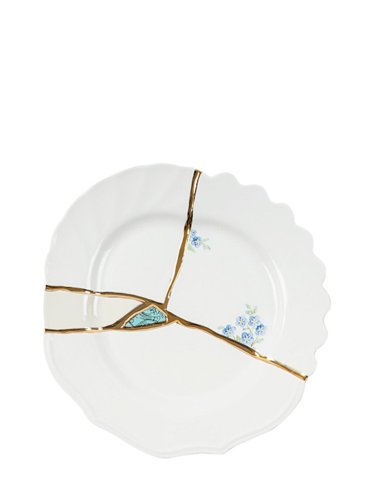 Luisaviaroma Piatto da frutta Kintsugi in porcellana