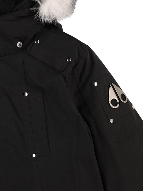 Luisaviaroma Piumino Bomber In Misto Poly Con Pelliccia