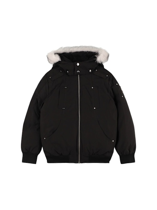 Luisaviaroma Piumino bomber in misto poly con pelliccia