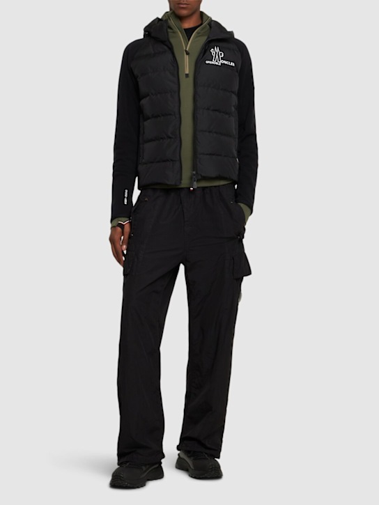 Luisaviaroma Piumino Cardigan In Misto Techno Polartec Con Zip