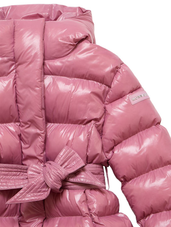 Luisaviaroma Piumino In Poly Con Cappuccio E Cintura