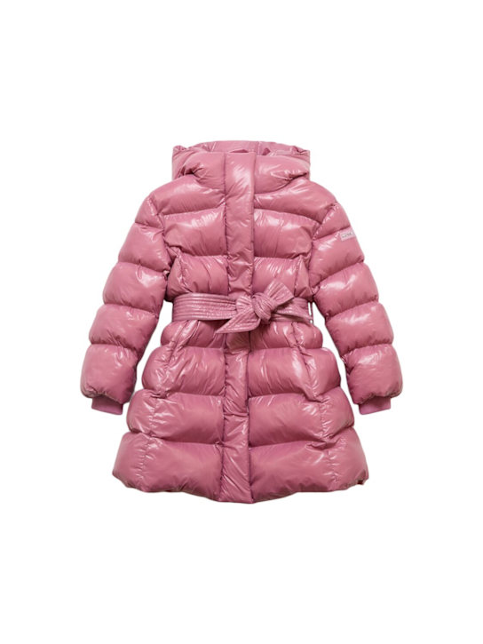 Luisaviaroma Piumino in poly con cappuccio e cintura
