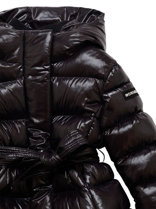 Luisaviaroma Piumino In Poly Con Cappuccio E Cintura