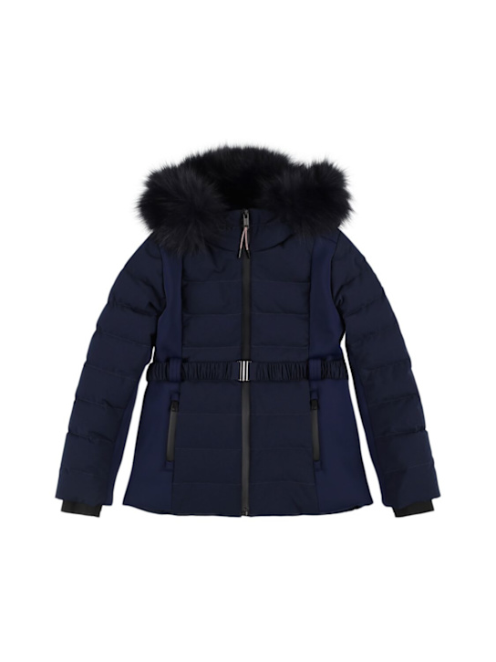 Luisaviaroma Piumino in poly con cappuccio e cintura