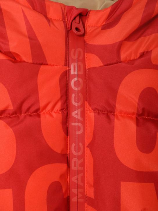 Luisaviaroma Piumino In Poly Monogram Con Cappuccio
