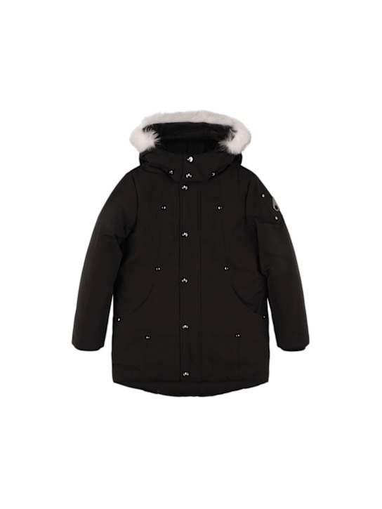 Luisaviaroma Piumino parka in misto poly con cappuccio