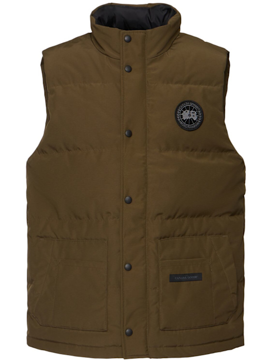 Luisaviaroma Piumino smanicato Freestyle Crew in misto cotone