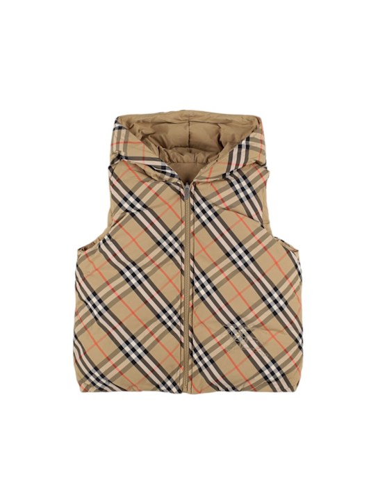 Luisaviaroma Piumino smanicato reversibile in nylon