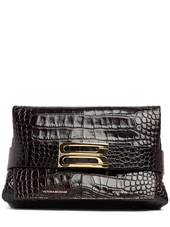 Luisaviaroma Pochette B Buckle Chain in pelle goffrata