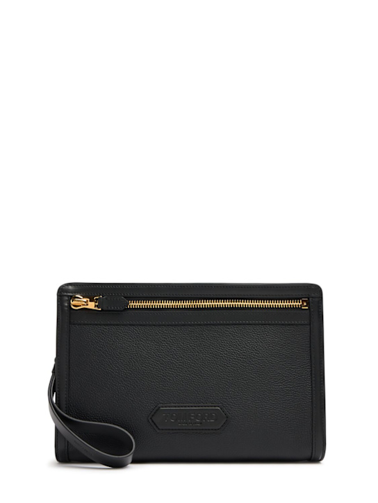 Luisaviaroma Pochette Buckley Line in pelle martellata