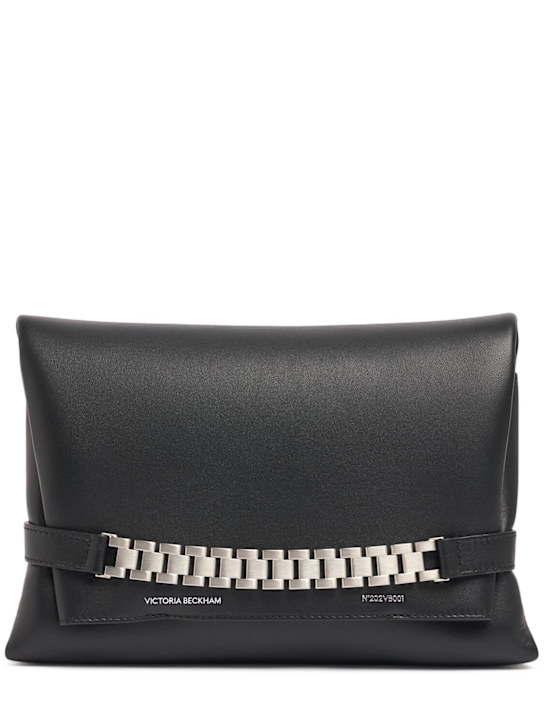 Luisaviaroma Pochette in pelle spazzolata con catena