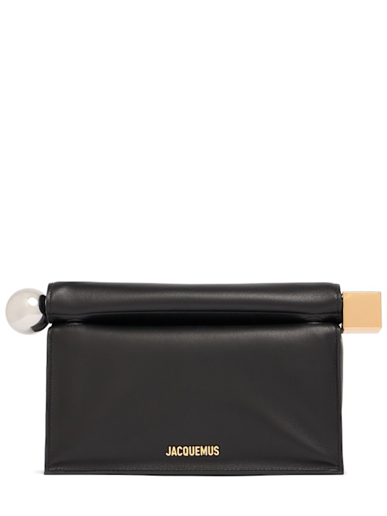 Luisaviaroma Pochette La Pochette Rond Carre in pelle