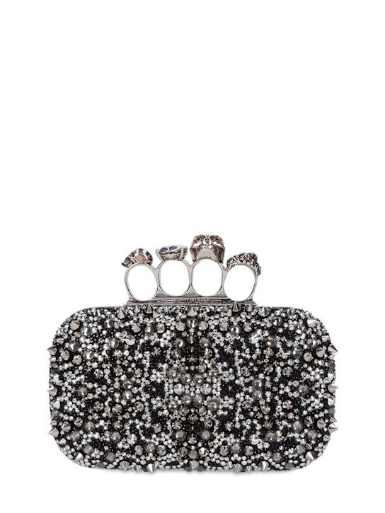 Luisaviaroma Pochette Skull Four Ring con decorazioni