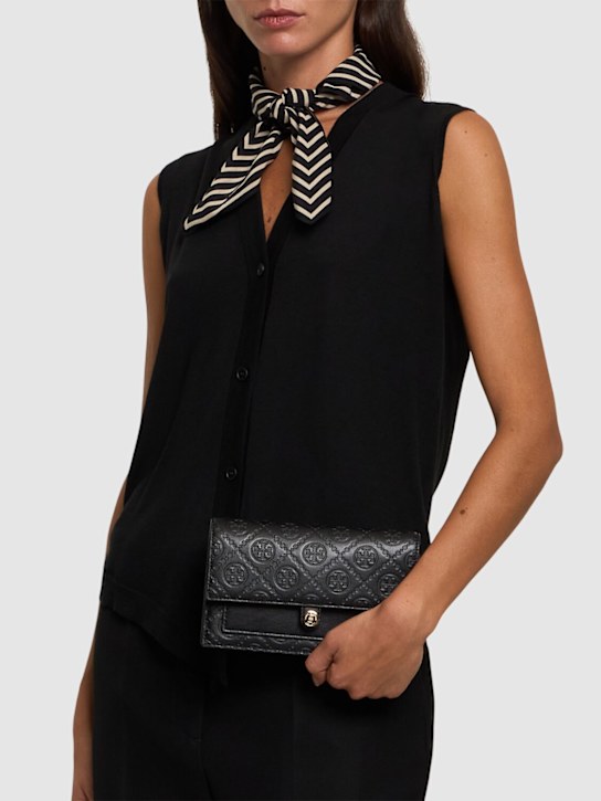 Luisaviaroma Pochette T Monogram In Pelle Con Catena