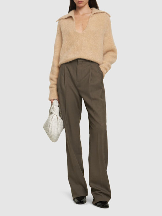 Luisaviaroma Polo Ambrose In Misto Alpaca / Scollo A V