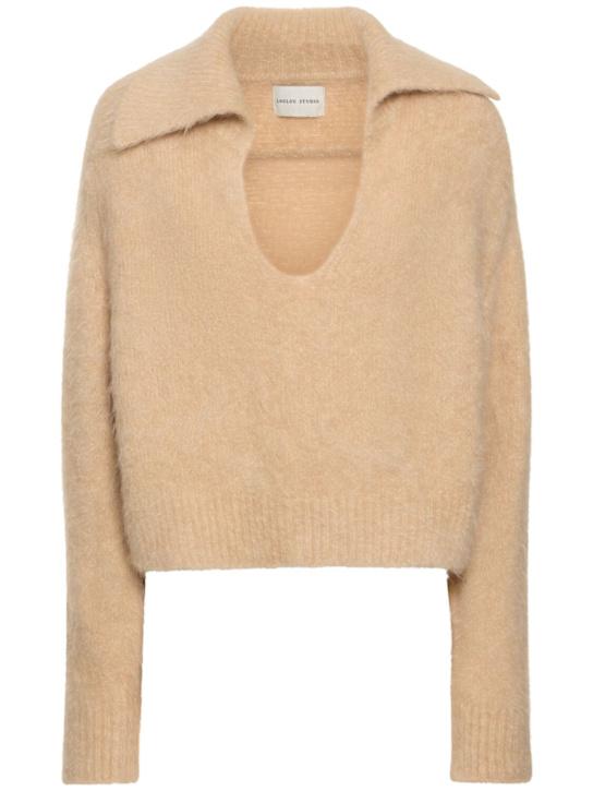 Luisaviaroma Polo Ambrose in misto alpaca / scollo a V