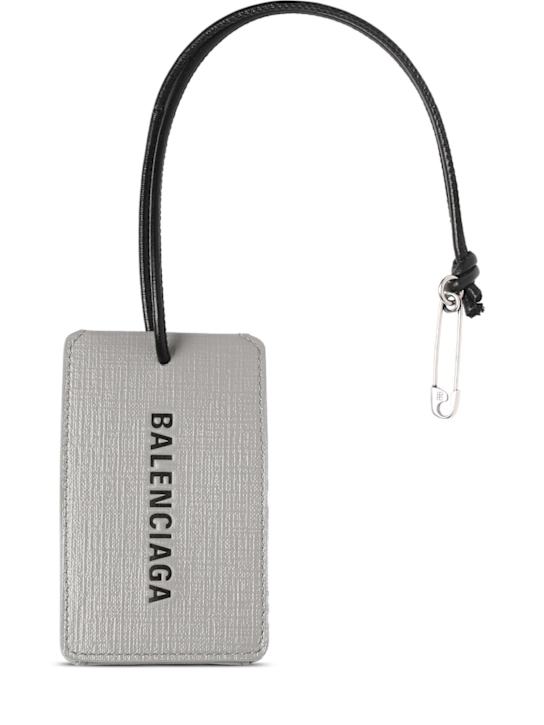 Luisaviaroma Portachiavi con tag in pelle Balenciaga