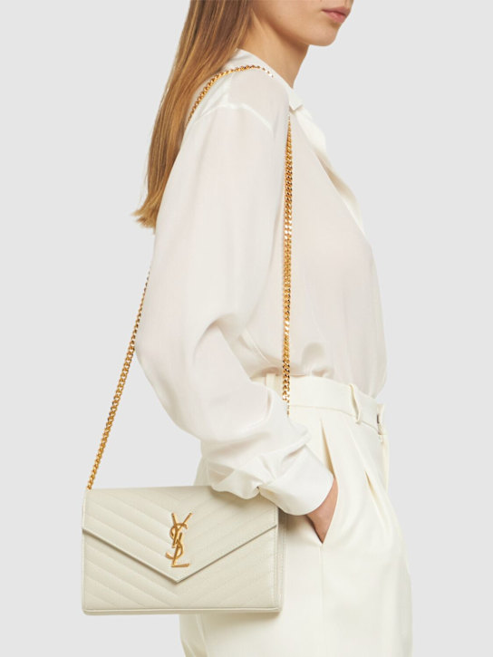 Luisaviaroma Portafoglio In Pelle Martellata Con Catena