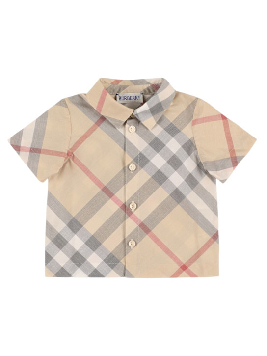 Luisaviaroma Salopette Camicia E Cappellino In Cotone