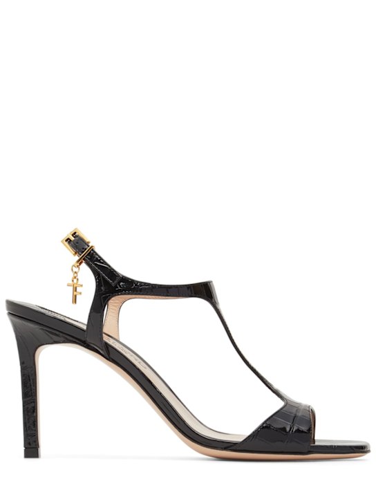 Luisaviaroma Sandali Angelina con stampa coccodrillo 85mm