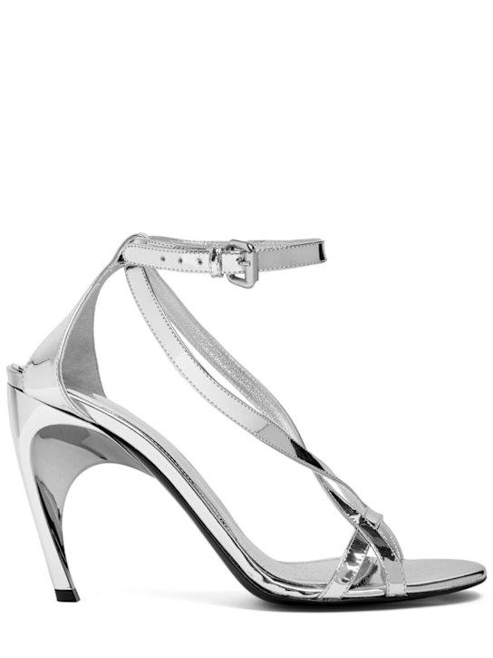 Luisaviaroma Sandali Armadillo in pelle metallizzata 95mm