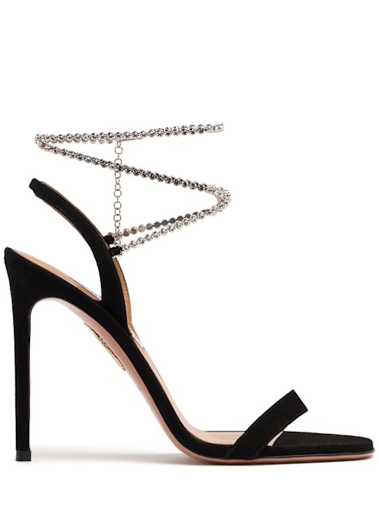 Luisaviaroma Sandali Careless Whisper in camoscio 105mm