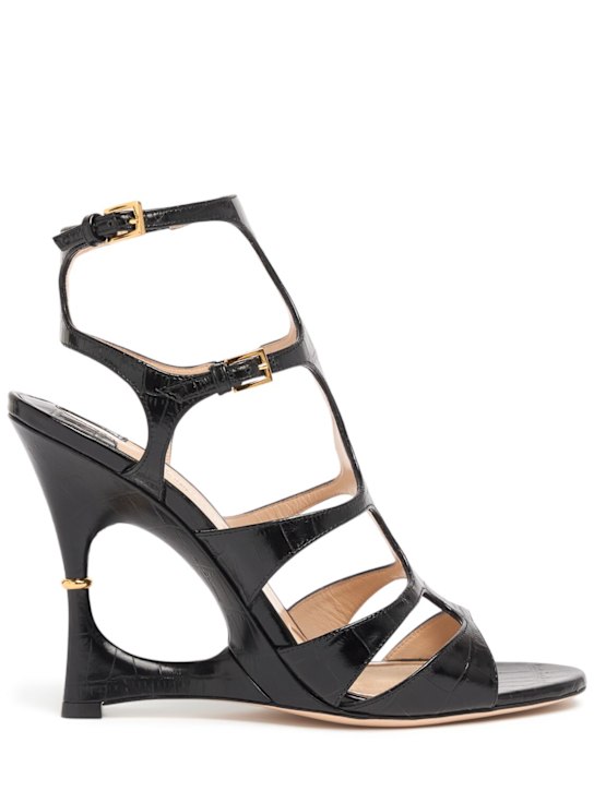 Luisaviaroma Sandali Paradis stampa coccodrillo 105 mm