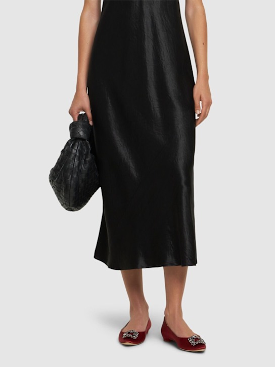 Luisaviaroma Scarpe Basse Hangisi In Raso Di Misto Seta 10mm