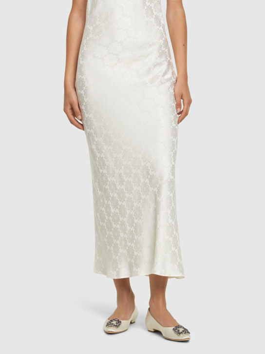 Luisaviaroma Scarpe Basse Hangisi In Raso Di Misto Seta 10mm