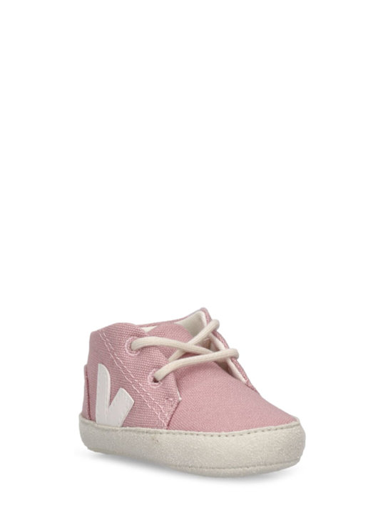Luisaviaroma Scarpe Neonato In Tela Di Cotone Organico