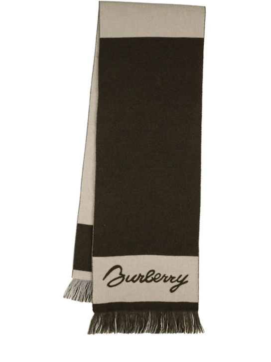 Luisaviaroma Sciarpa Blot Strip Knight Fb in cashmere