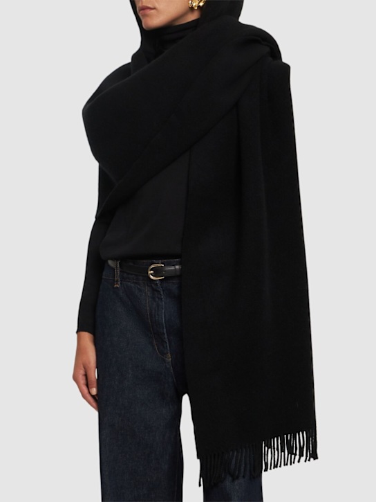 Luisaviaroma Sciarpa Con Cappuccio In Lana E Cashmere