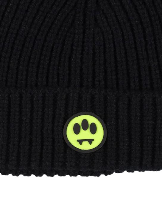 Luisaviaroma Sciarpa E Cappello In Maglia Misto Lana Con Logo