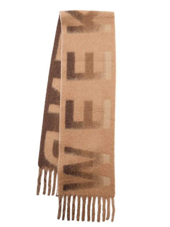 Luisaviaroma Sciarpa Esedra in misto alpaca con logo