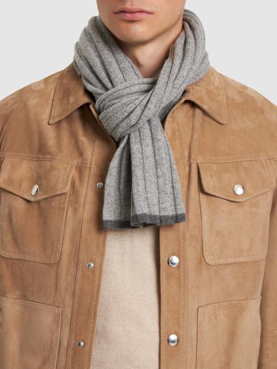 Luisaviaroma Sciarpa In Maglia Di Cashmere A Costine
