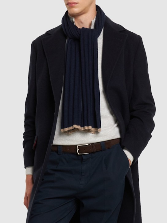 Luisaviaroma Sciarpa In Maglia Di Cashmere A Costine