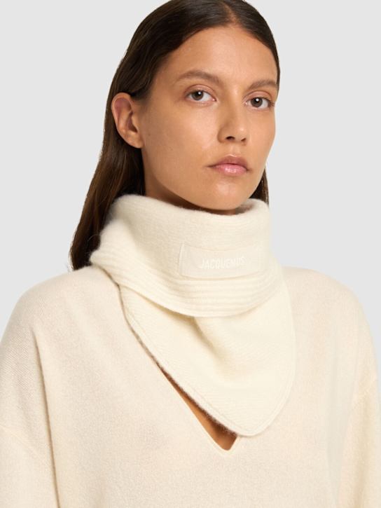 Luisaviaroma Sciarpa Les Chale Gros Grain In Misto Alpaca