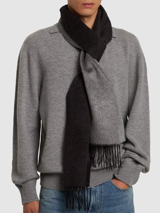 Luisaviaroma Sciarpa Mirror In Maglia Di Seta E Cashmere
