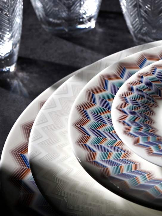 Luisaviaroma Set 6 Piatti Da Dessert Zig Zag Jarris