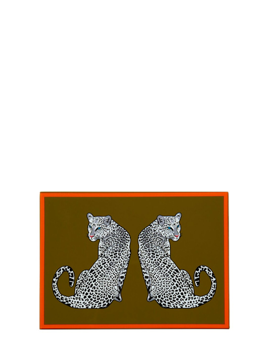 Luisaviaroma Set Carte Da Gioco Leopard Con Scatola