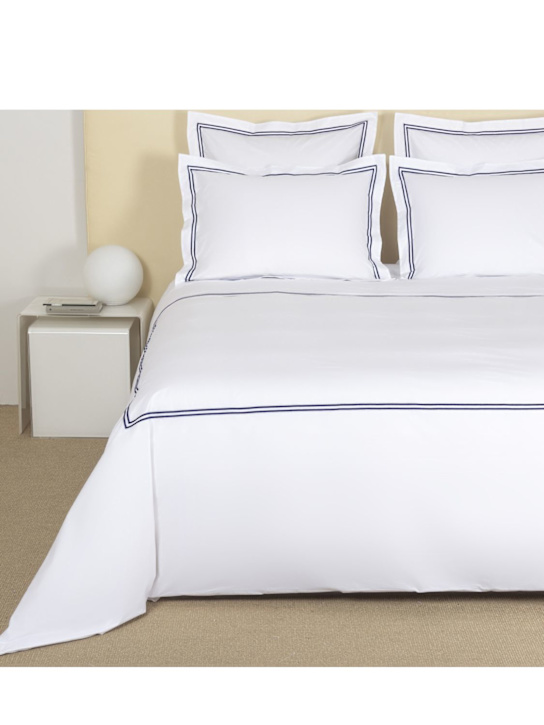 Luisaviaroma Set Copripiumino Hotel Classic In Percalle