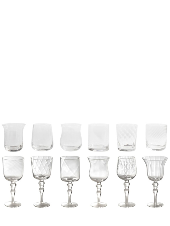 Luisaviaroma Set di 12 bicchieri e bicchieri da vino
