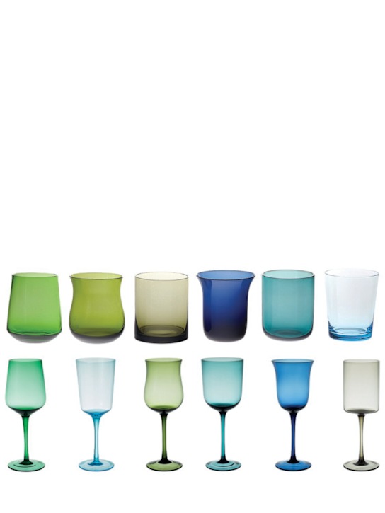 Luisaviaroma Set di 12 bicchieri e bicchieri da vino