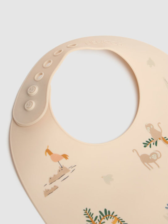 Luisaviaroma Set Di 2 Bavaglini In Silicone Stampato