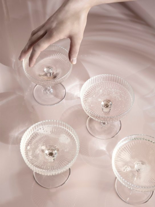 Luisaviaroma Set Di 2 Bicchieri Da Champagne Ripple