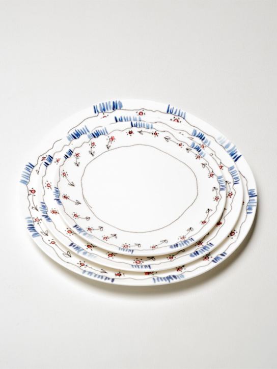 Luisaviaroma Set Di 2 Piatti Da Dessert Anemone Milk