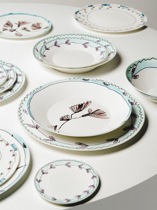 Luisaviaroma Set Di 2 Piatti Da Dessert Blossom Milk